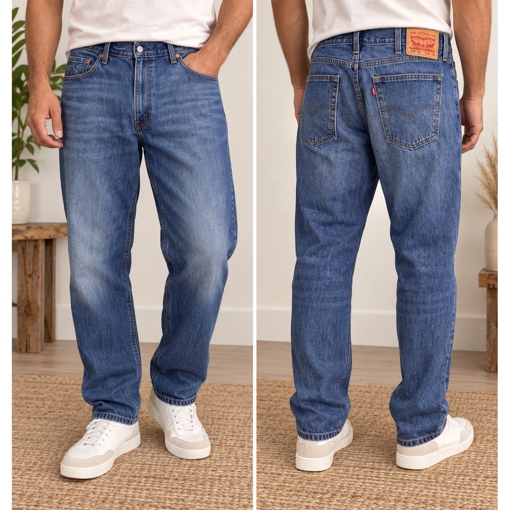 Levi's 550 '92 Jeans Mens 40x30 Relaxed Taper Medium Wash 100% Cotton 90s Y2K